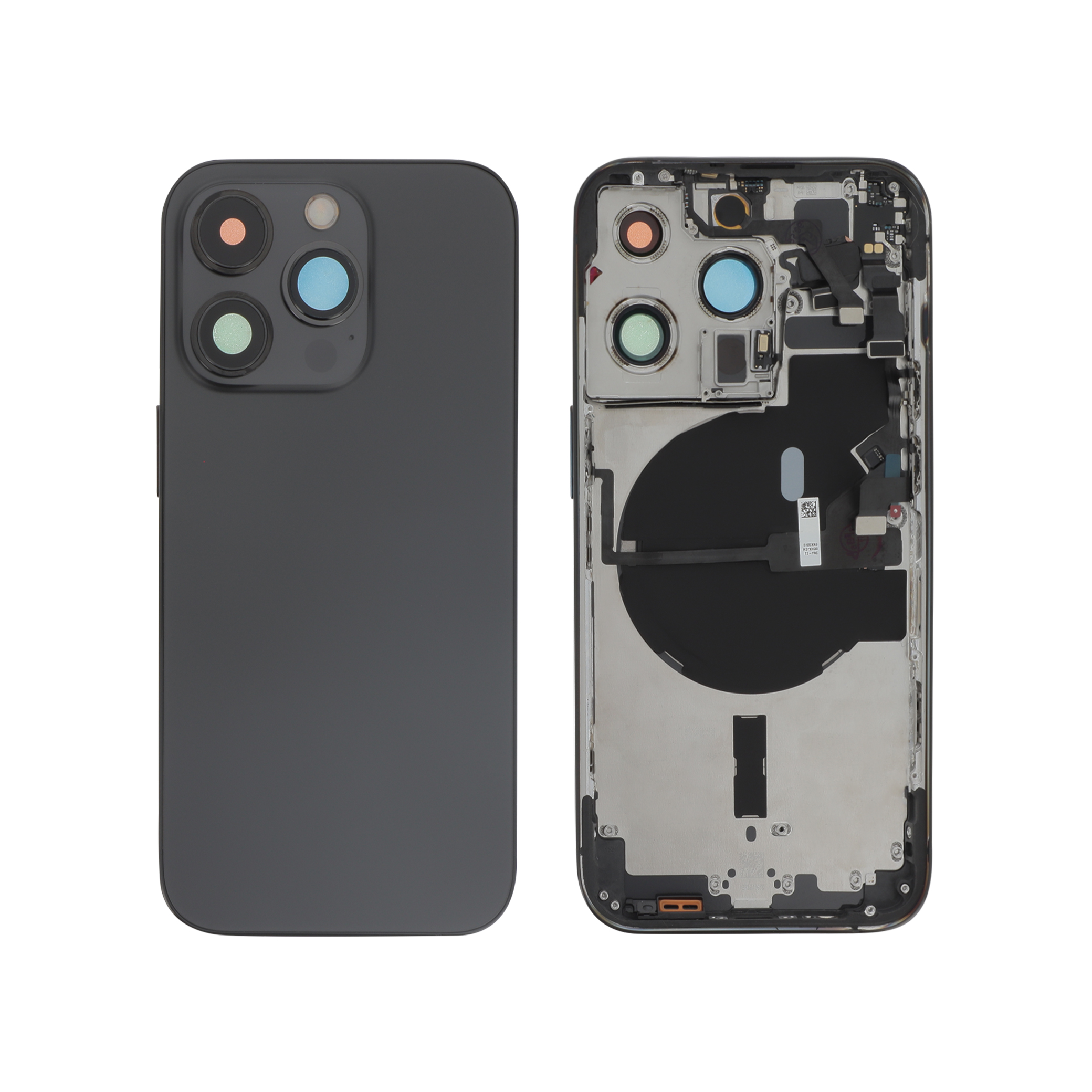 Vitre Arrière Complete Noir Sidéral iPhone 14 Pro (Avec MagSafe) (Sans Logo)