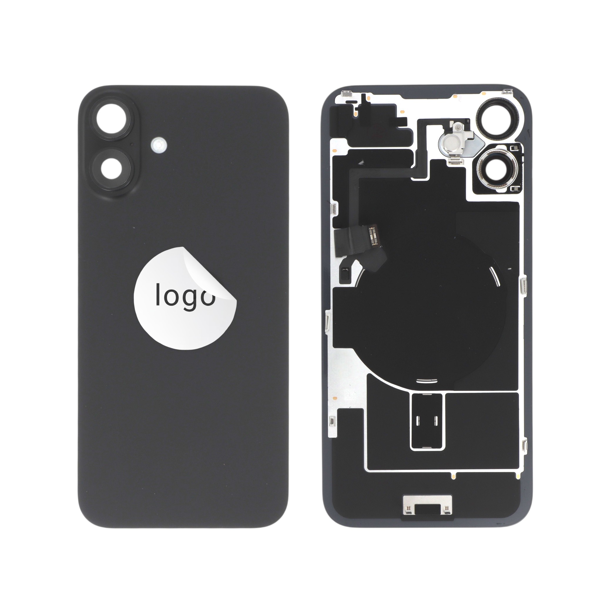 Vitre Arrière Complète Noire iPhone 16 Plus (Pulled A)