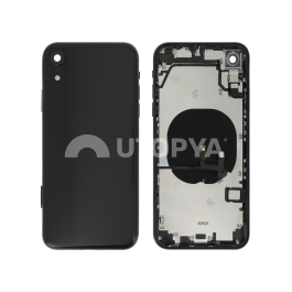 Vitre Arrière Complète Noire iPhone XR (Sans Logo)