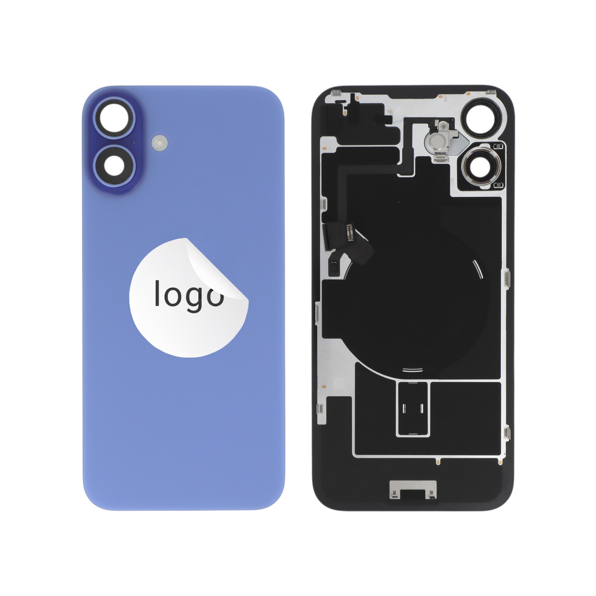 Vitre Arrière Complète Outremer iPhone 16 Plus (Pulled A)