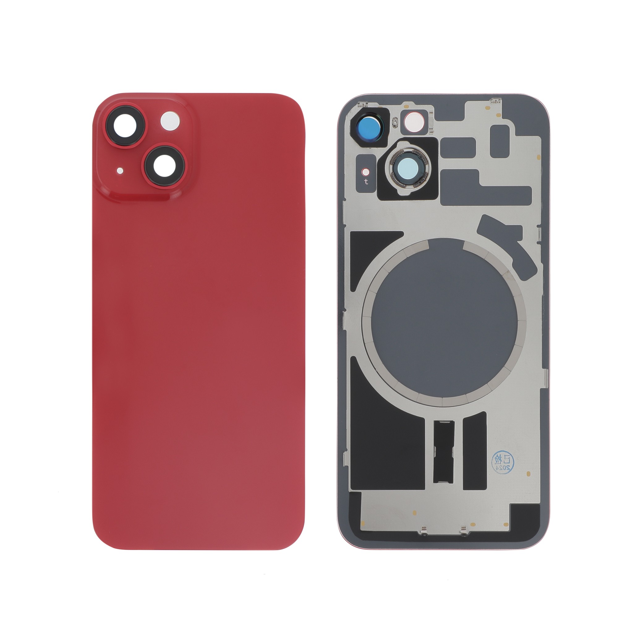 Vitre Arrière Complète Rouge iPhone 14 (Avec MagSafe) (Sans Logo)