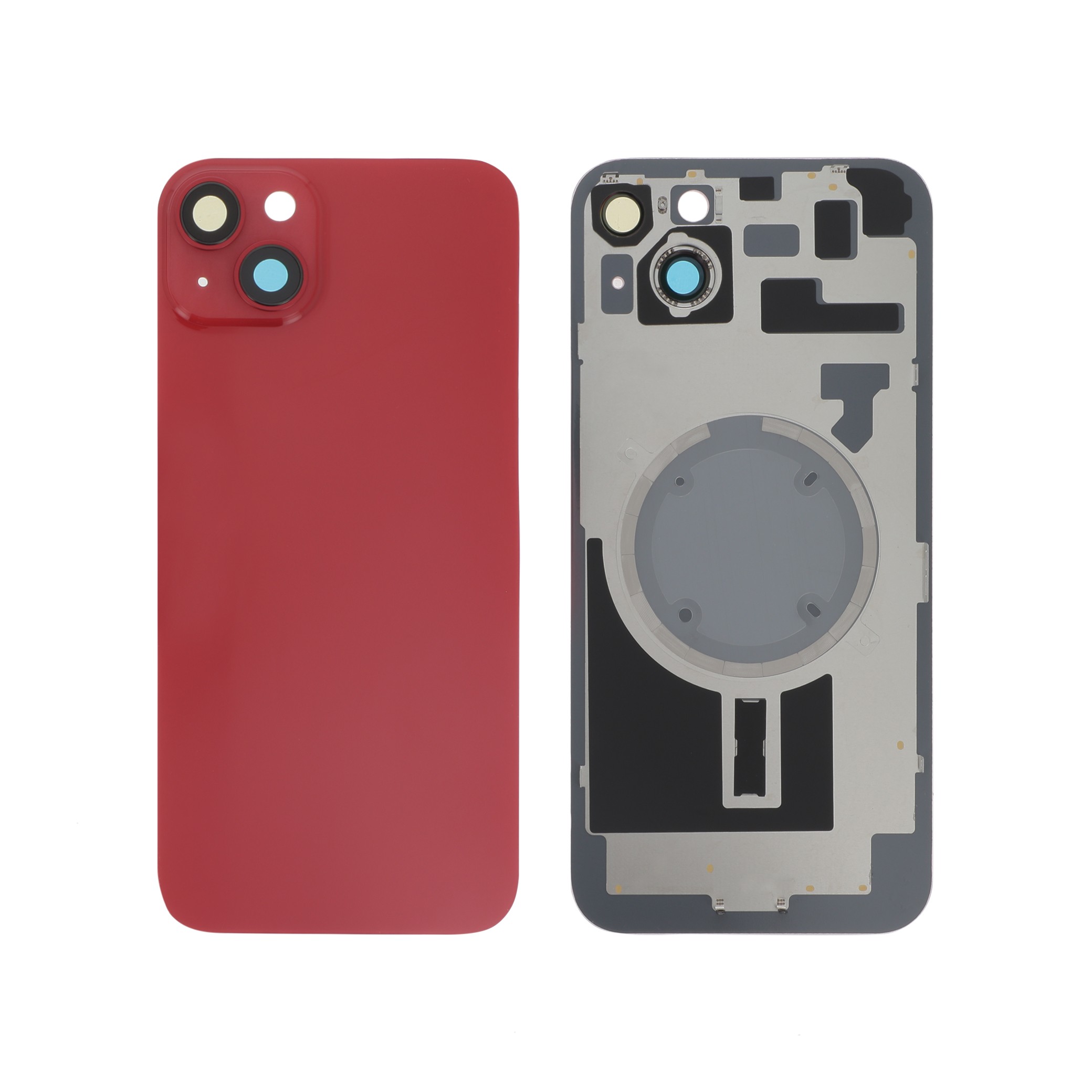 Vitre Arrière Complète Rouge iPhone 14 Plus (Avec MagSafe) (Sans Logo)