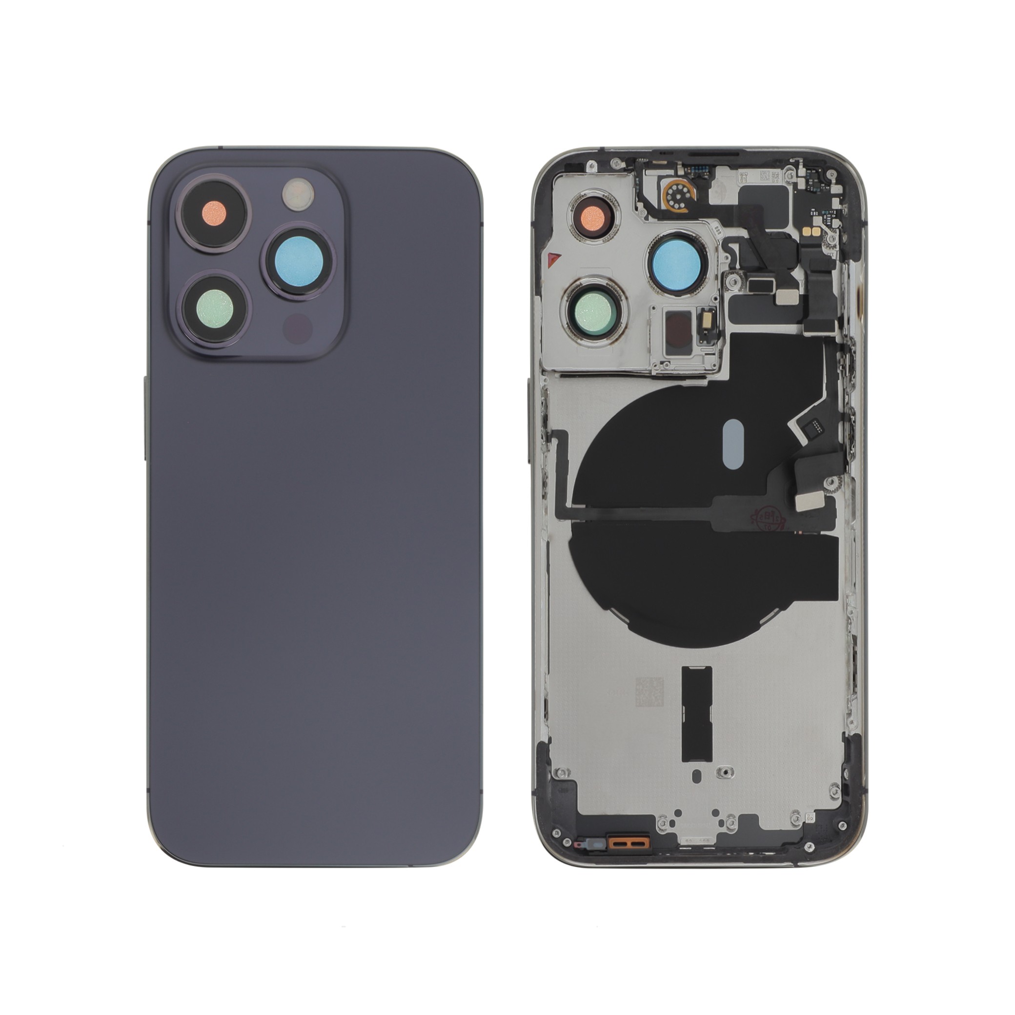 Vitre Arrière Complete Violet Intense iPhone 14 Pro (Avec MagSafe) (Sans Logo)