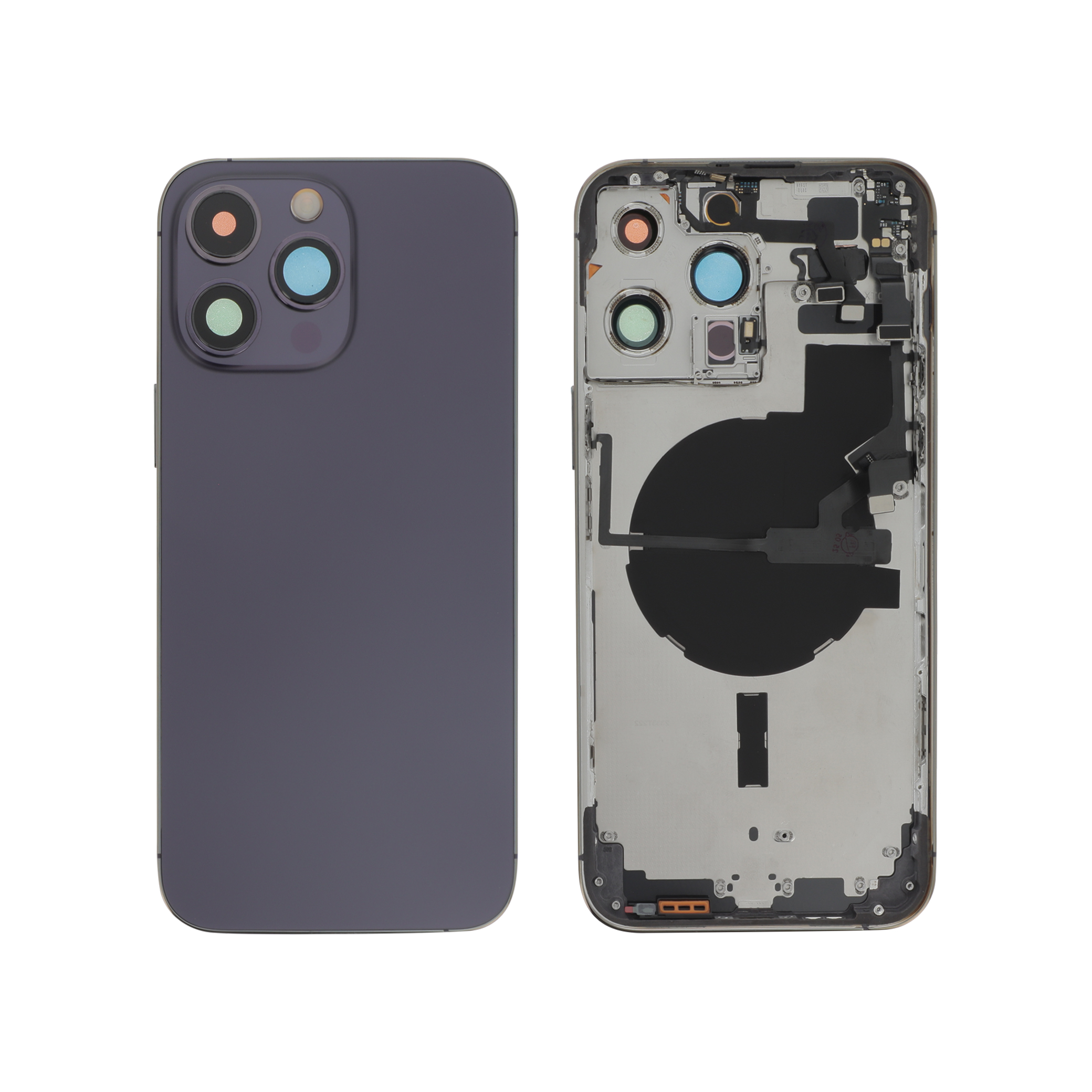Vitre Arrière Complete Violet Intense iPhone 14 Pro Max (Avec MagSafe) (Sans Logo)