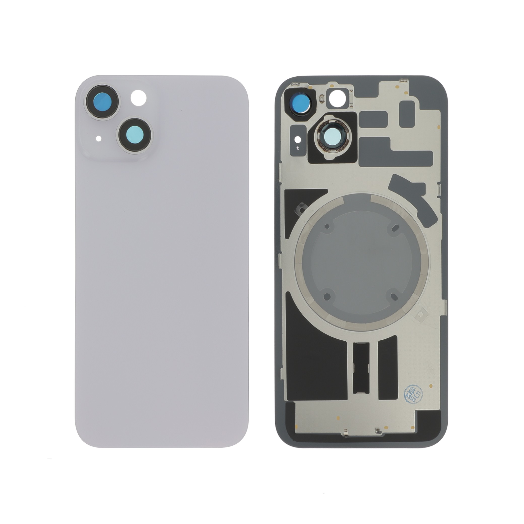 Vitre Arrière Complète Violette iPhone 14 (Avec MagSafe) (Sans Logo)