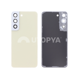 Vitre Arrière Crème Galaxy S22 (S901B) (Sans logo)