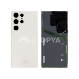 Vitre Arrière Crème Galaxy S23 Ultra (S918B)