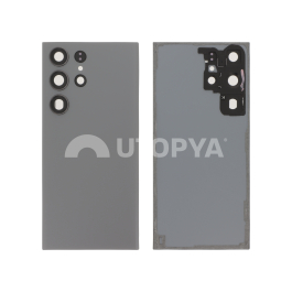 Vitre Arrière Graphite Galaxy S23 Ultra (S918B) (Sans logo)