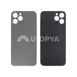 Vitre Arrière Graphite iPhone 12 Pro Max (Large Hole) (Sans Logo)