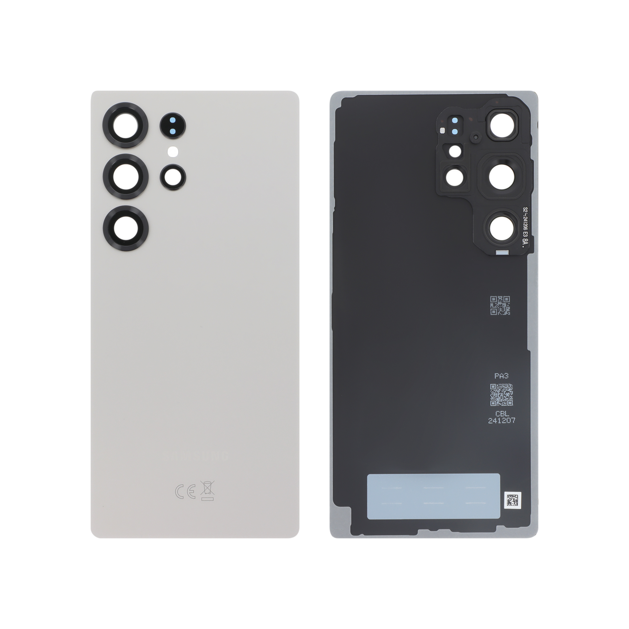 Vitre Arrière Gris Titane Galaxy S25 Ultra (S938B)