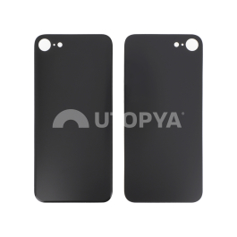 Vitre Arrière Grise Sidéral iPhone 8/SE2 (Large Hole) (Sans Logo)
