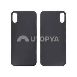 Vitre Arrière Grise Sidéral iPhone XS (Large Hole) (Sans Logo)