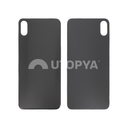 Vitre Arrière Grise Sidéral iPhone XS Max (Large Hole) (Sans Logo)