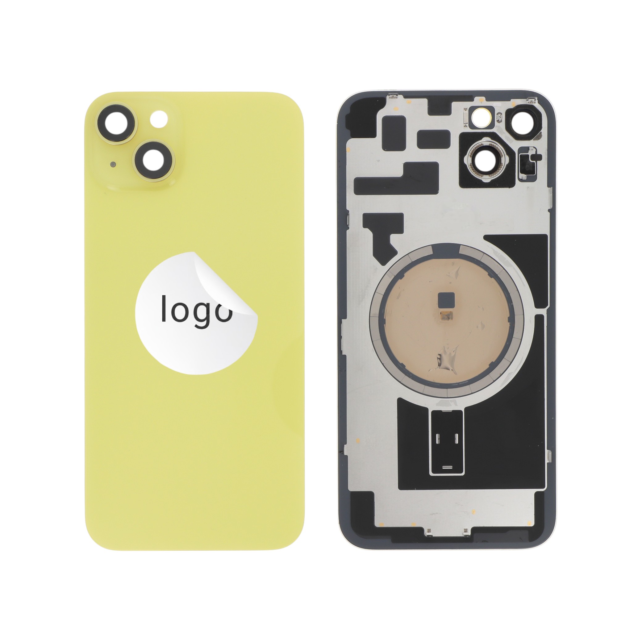 Vitre Arrière Jaune iPhone 14 Plus (Pulled A)