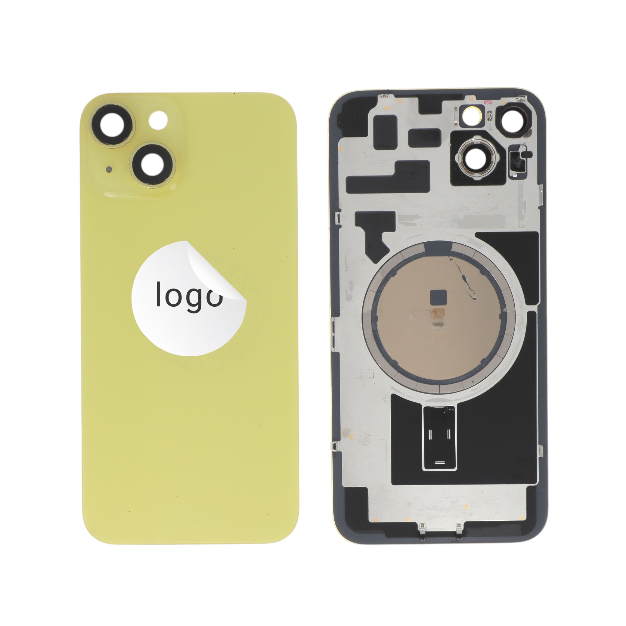 Vitre Arrière Jaune iPhone 14 Plus (Pulled B)