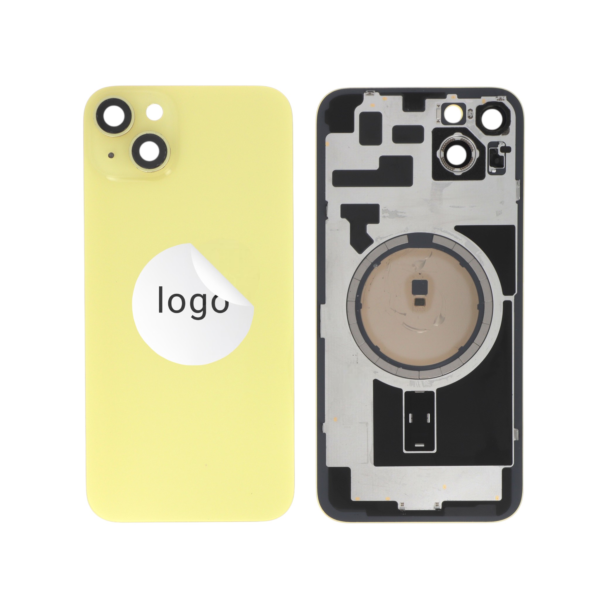 Vitre Arrière Jaune iPhone 14 Plus (Pulled C)