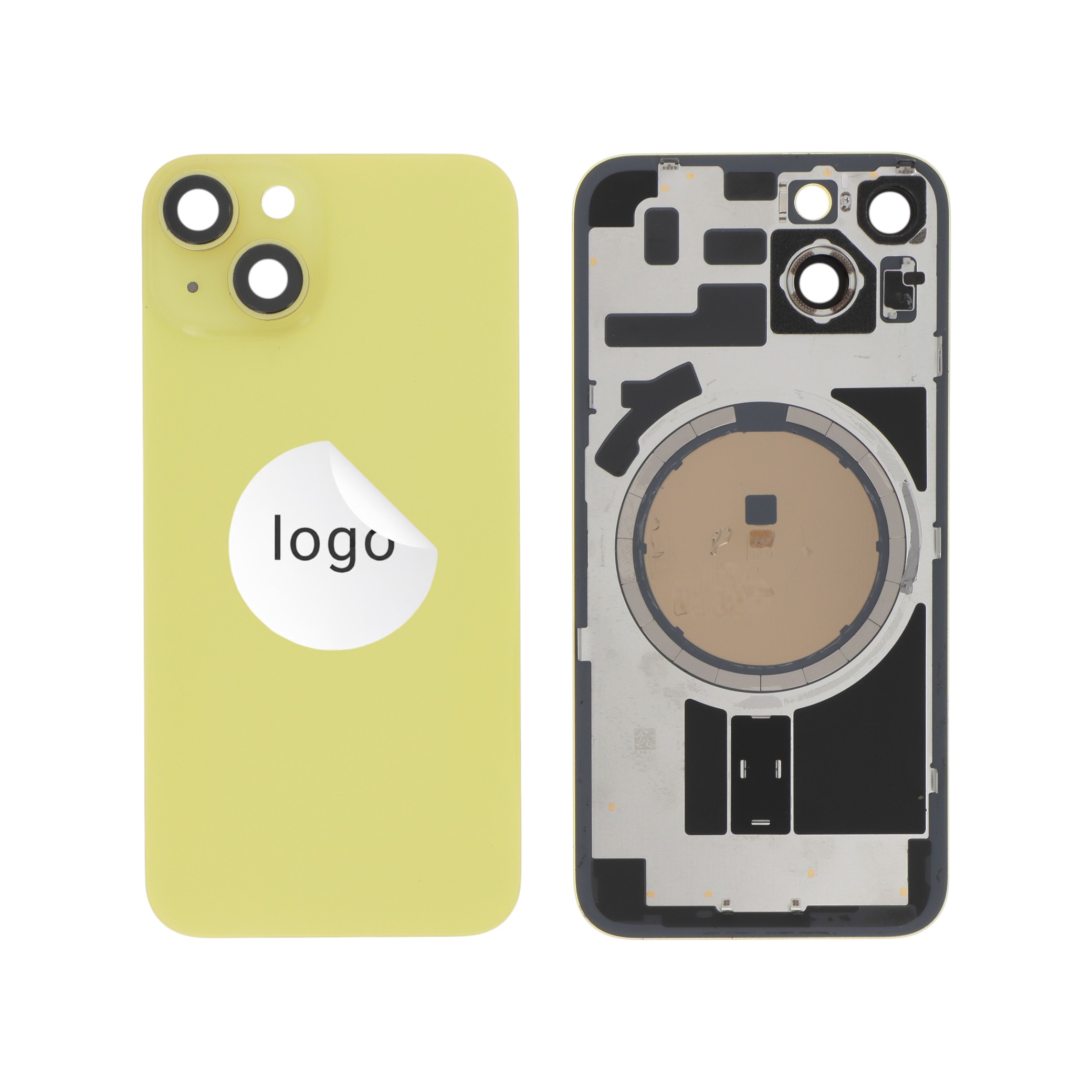 Vitre Arrière Jaune iPhone 14 (Pulled A)
