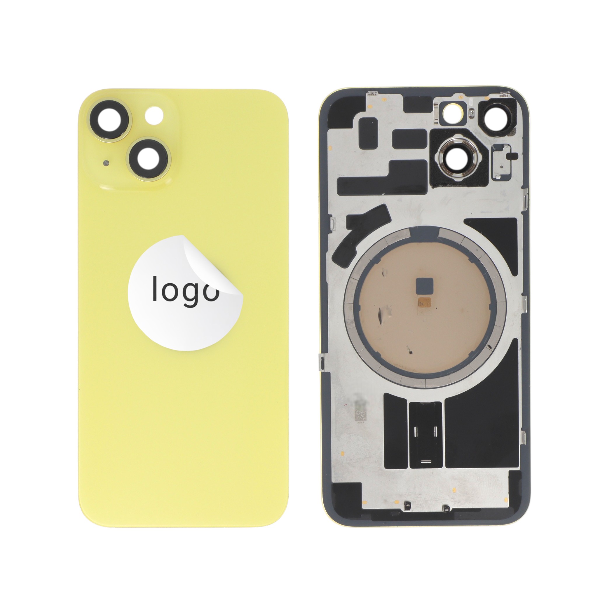 Vitre Arrière Jaune iPhone 14 (Pulled B)