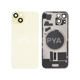 Vitre Arrière Jaune iPhone 15 (Avec MagSafe) (Sans Logo)