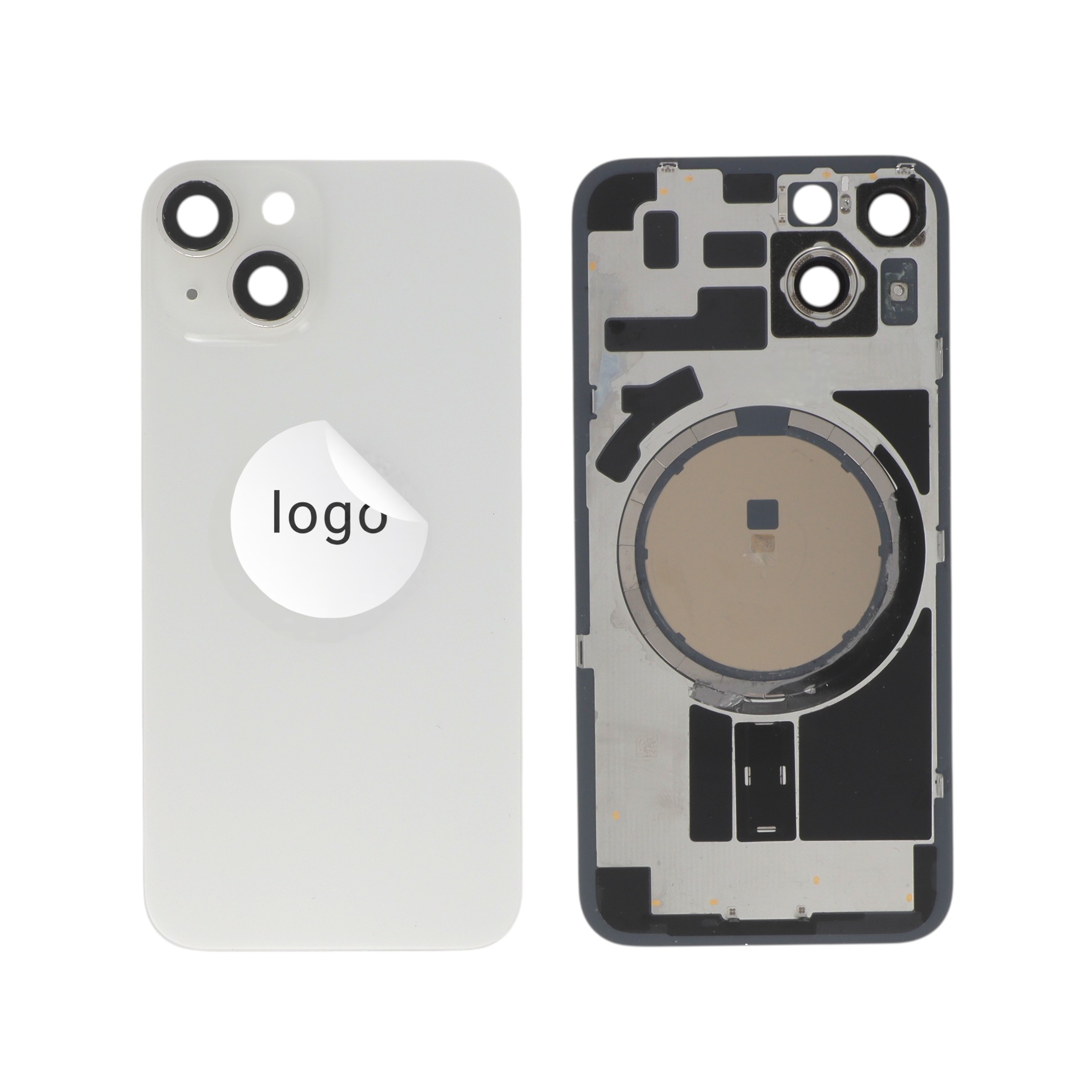 Vitre Arrière Lumière Stellaire iPhone 14 (Pulled B)