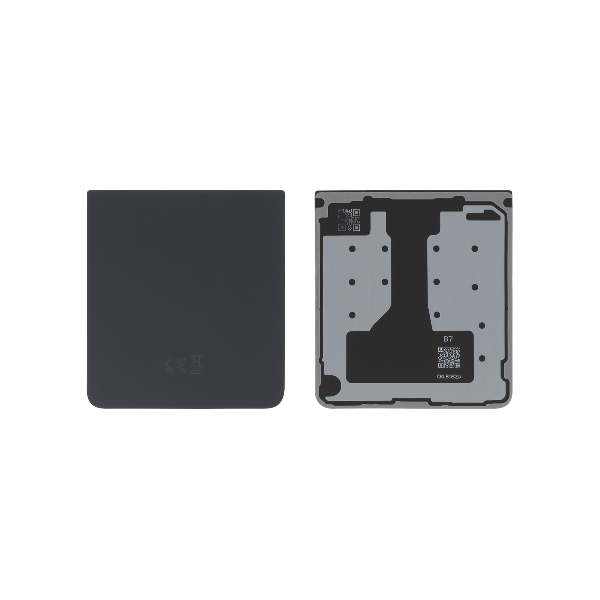 Vitre Arrière Noir Absolu Galaxy Z Flip7 (F766B)