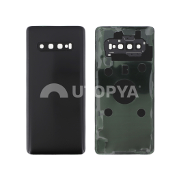Vitre Arrière Noire Galaxy S10+ (G975F) (Sans logo)