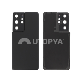 Vitre Arrière Noire Galaxy S21 Ultra 5G (G998B) (Sans logo)