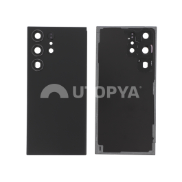 Vitre Arrière Noire Galaxy S23 Ultra (S918B) (Sans logo)