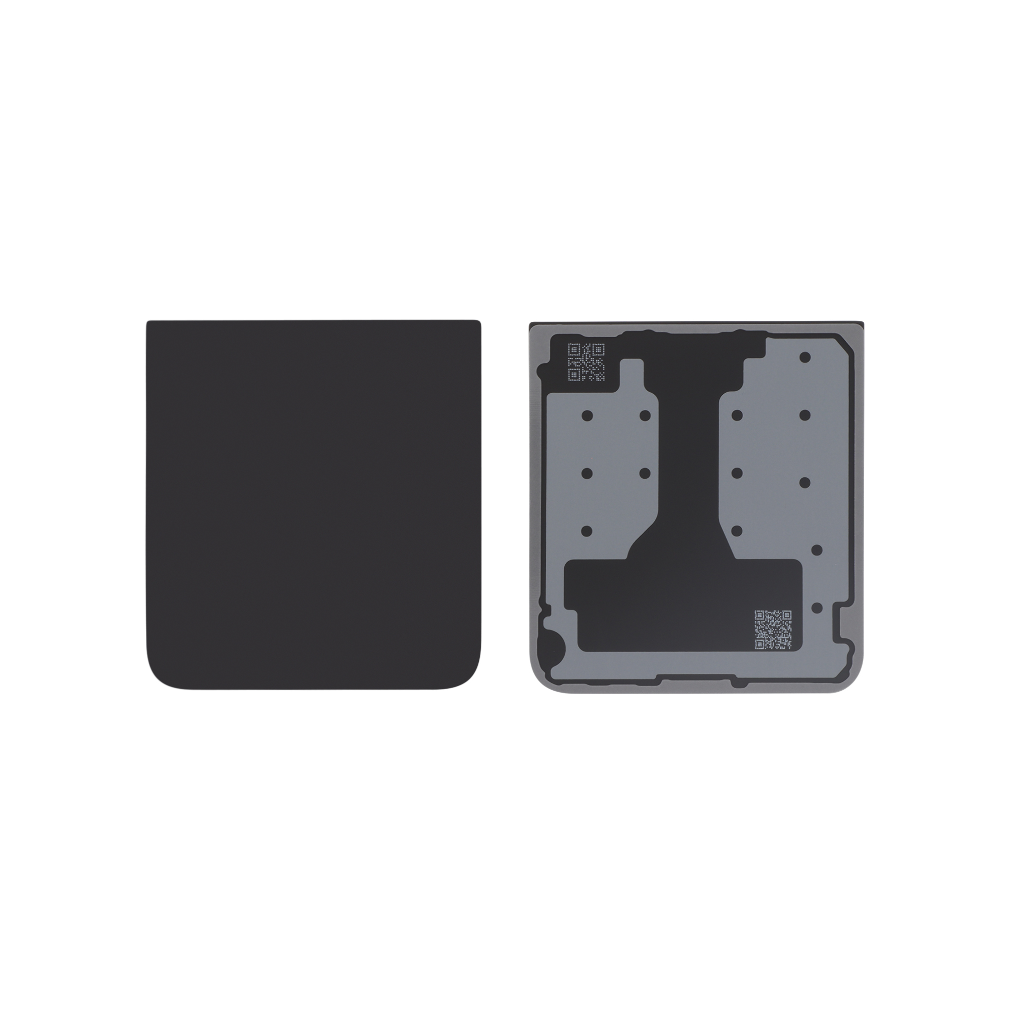 Vitre Arrière Noire Galaxy Z Flip7 FE (F761B)