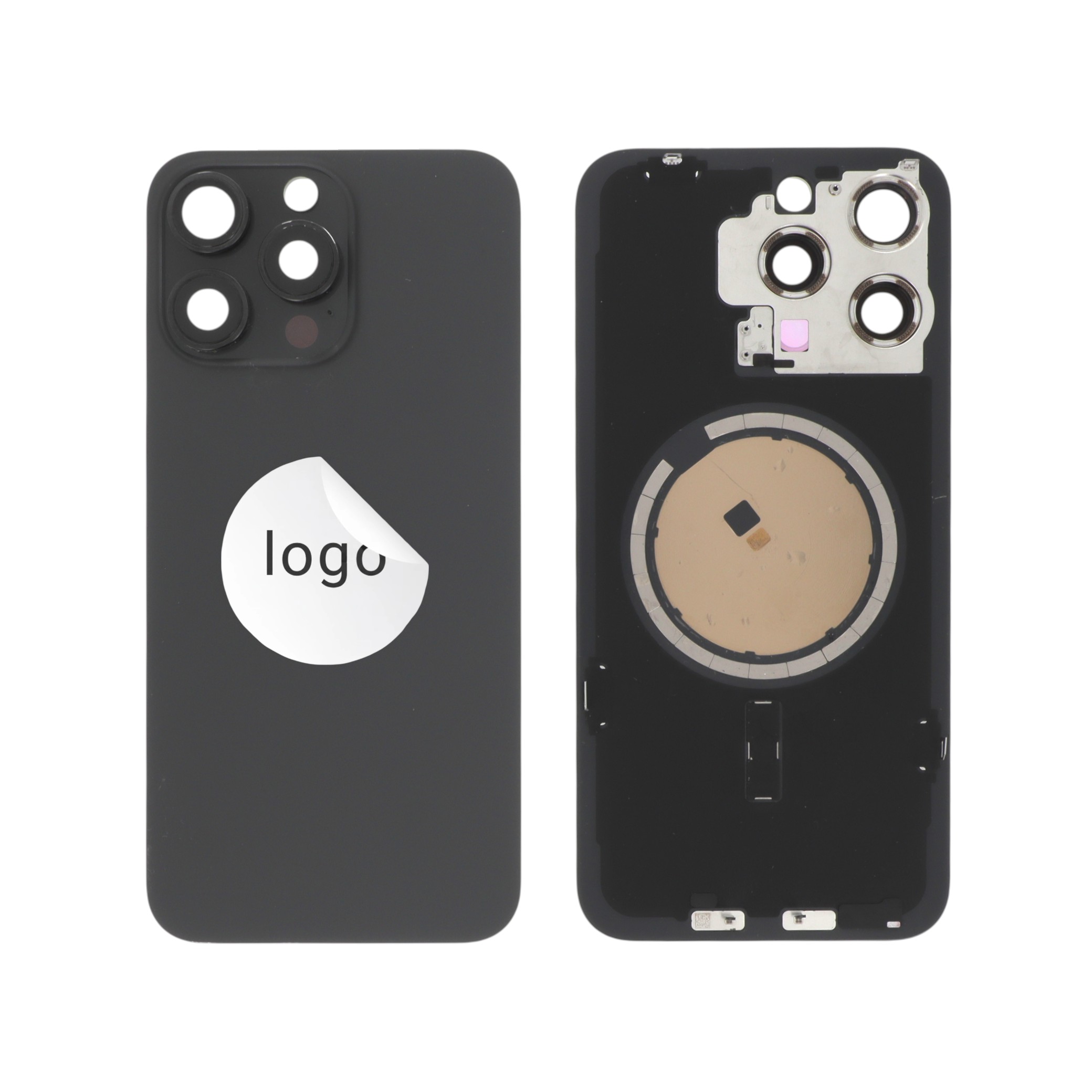 Vitre Arrière Noire iPhone 15 Pro Max (Pulled B)
