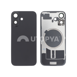 Vitre Arrière Noire iPhone 16 (Avec MagSafe) (Sans Logo)