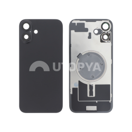 Vitre Arrière Noire iPhone 16 Plus (Avec MagSafe) (Sans Logo)