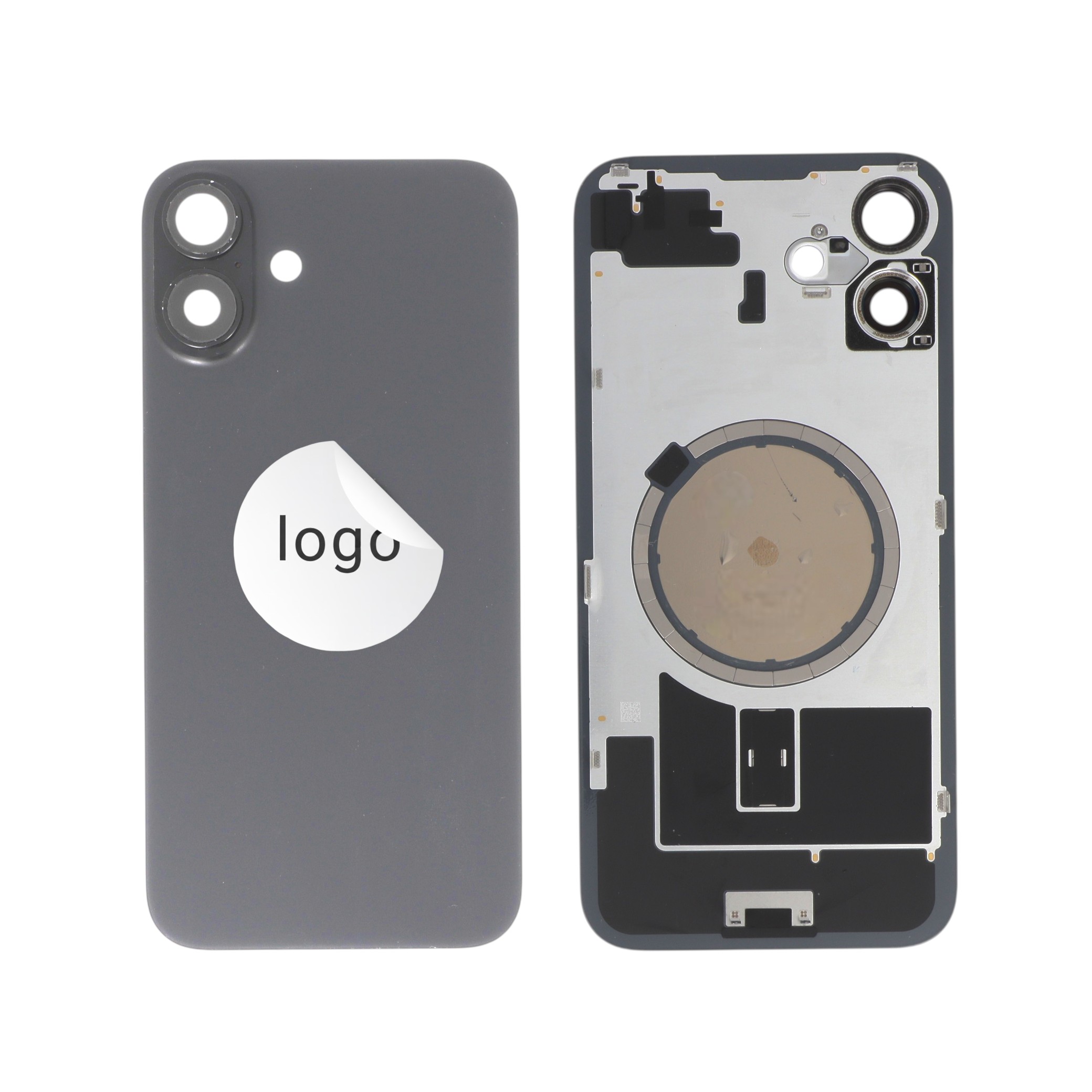 Vitre Arrière Noire iPhone 16 Plus (Pulled C)