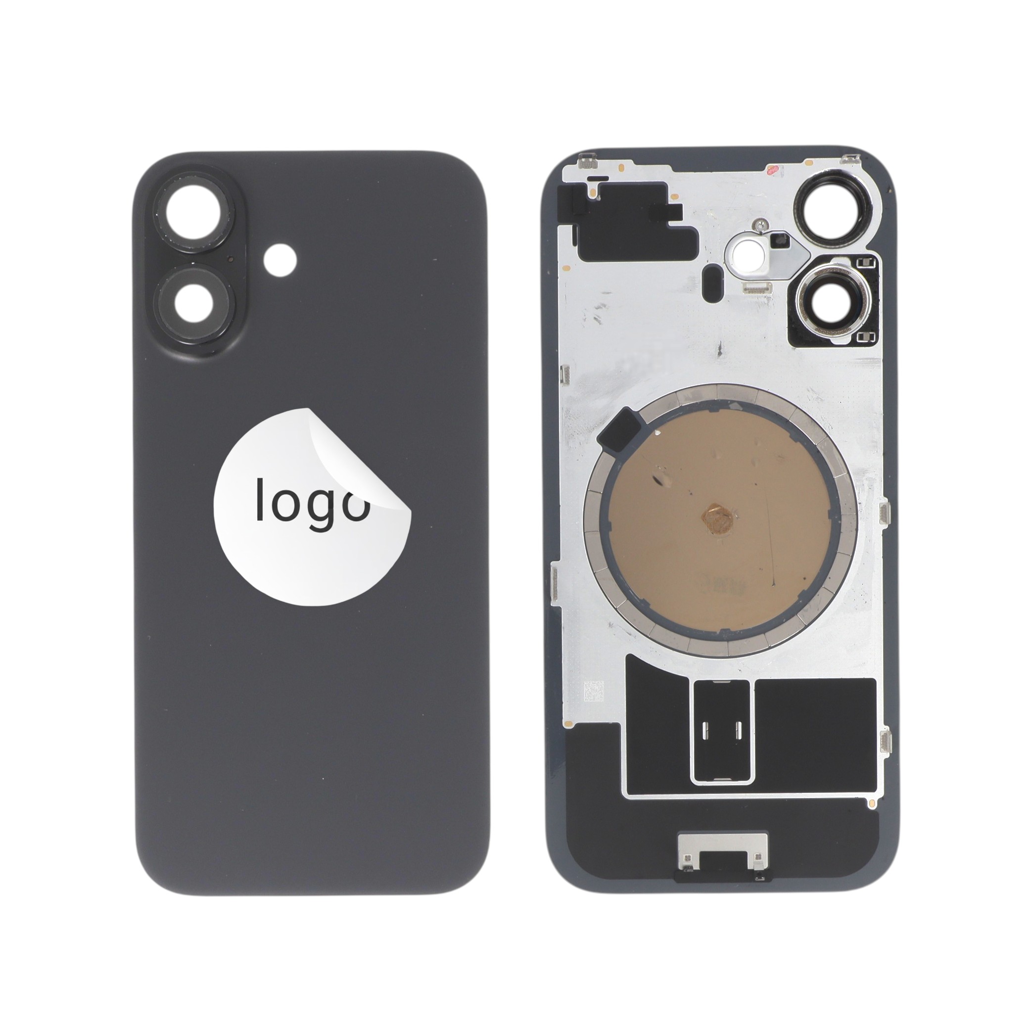 Vitre Arrière Noire iPhone 16 (Pulled B)