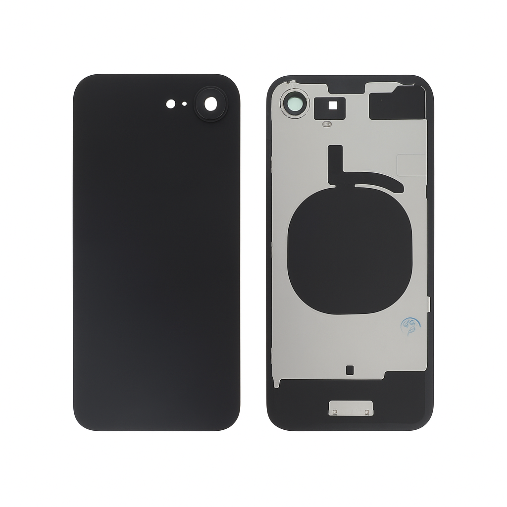 Vitre Arrière Noire iPhone 16e (Sans Logo)
