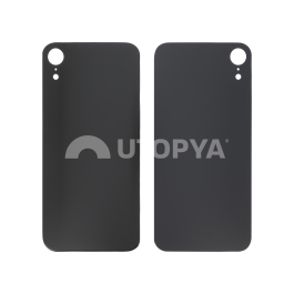 Vitre Arrière Noire iPhone XR (Large Hole) (Sans Logo)