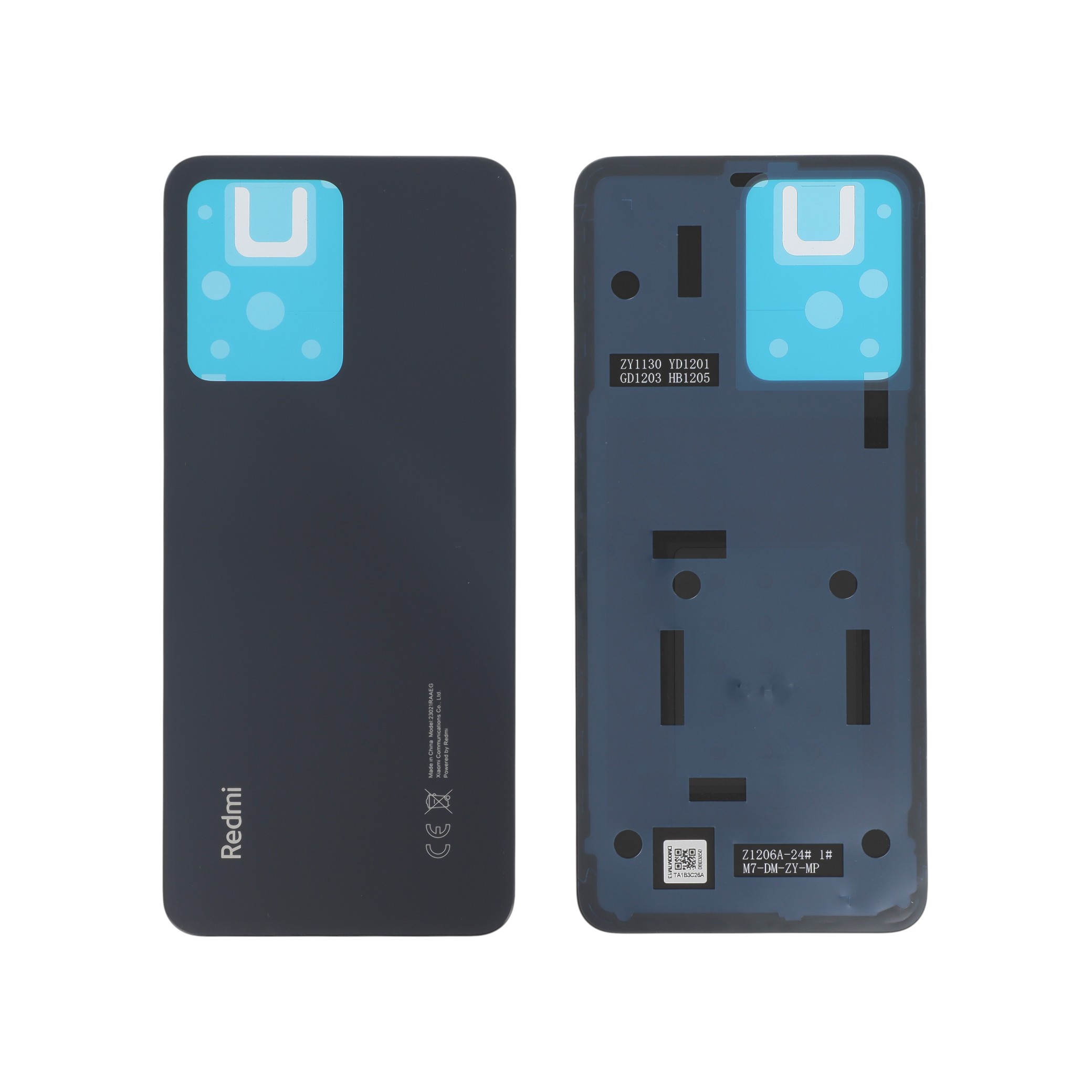 Vitre Arrière Noire Redmi Note 12 4G