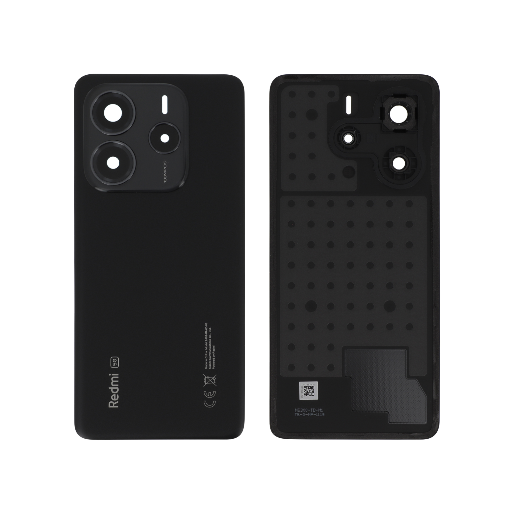 Vitre Arrière Noire Redmi Note 14 5G