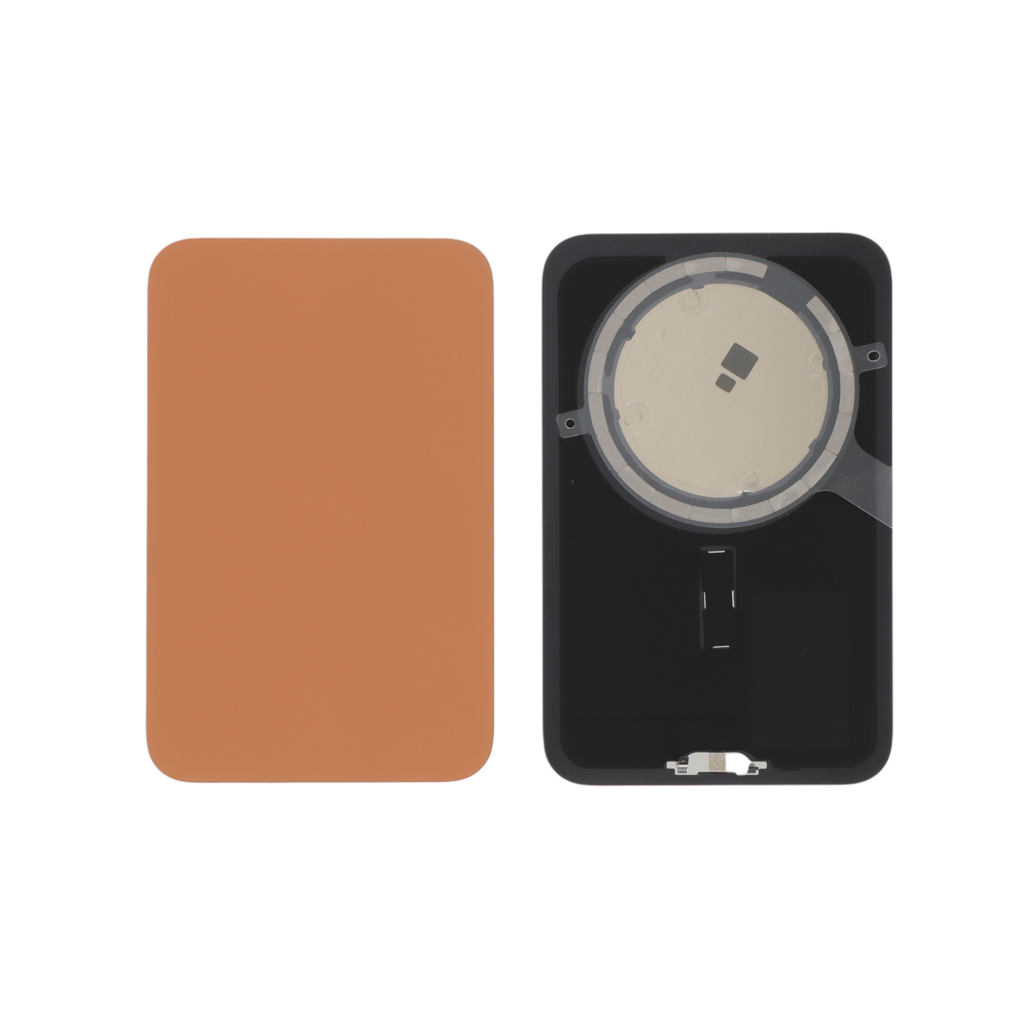 Vitre Arrière Orange Cosmique iPhone 17 Pro Max (Sans Logo)
