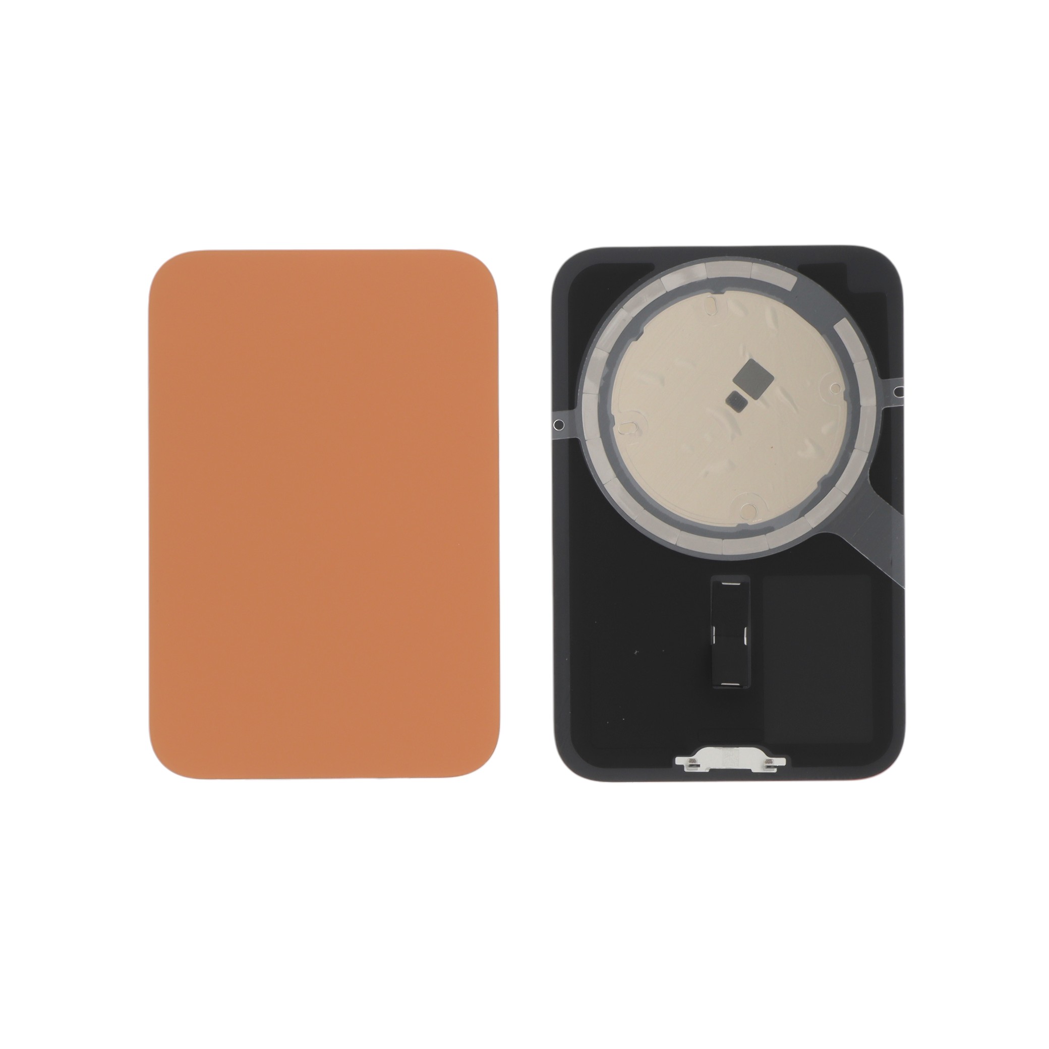 Vitre Arrière Orange Cosmique iPhone 17 Pro (Sans Logo)