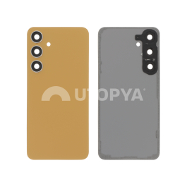 Vitre Arrière Orange Galaxy S24+ (S926B) (Sans logo)