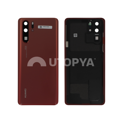 Vitre Arrière Orange Huawei P30 Pro