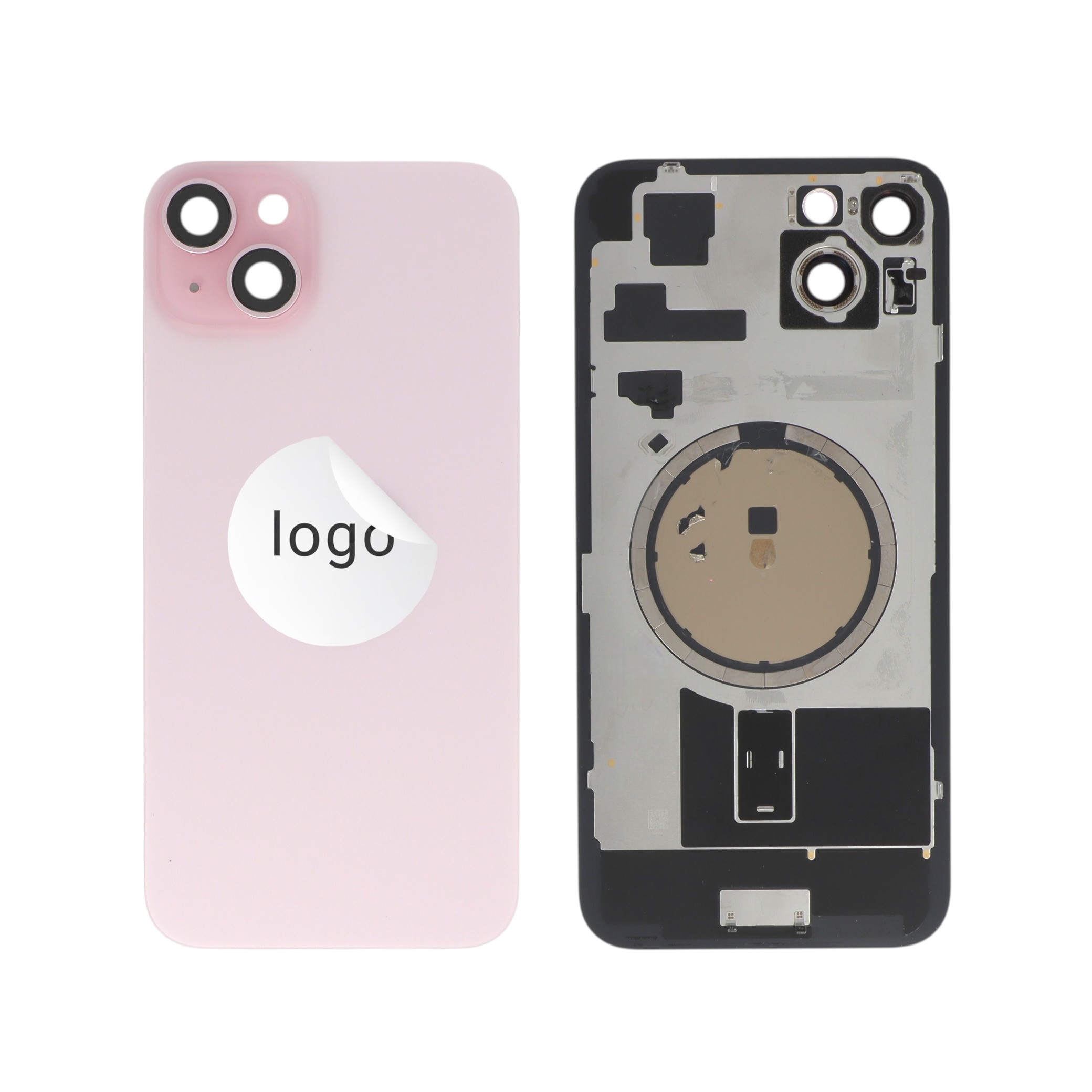Vitre Arrière Rose iPhone 15 Plus (Pulled B)