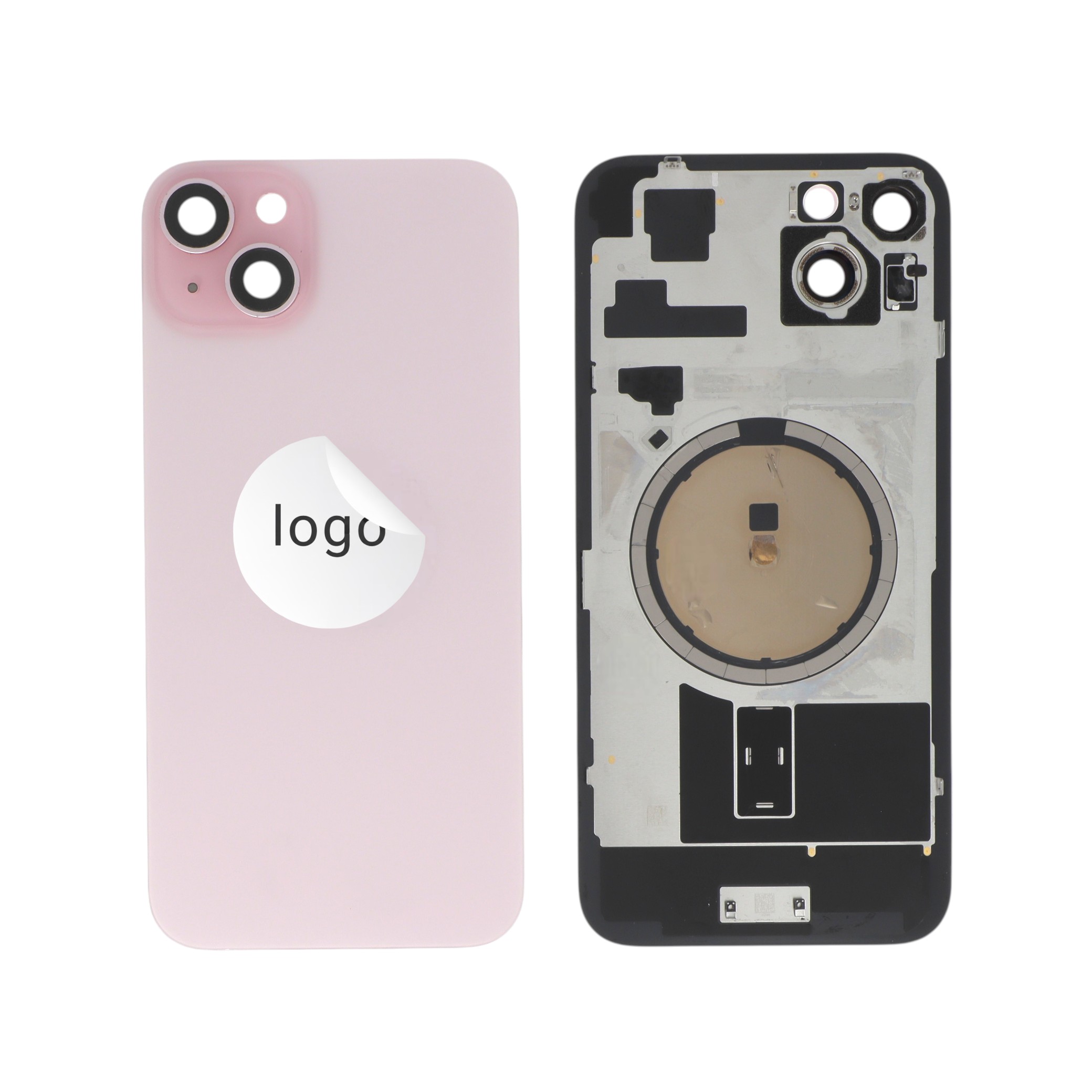 Vitre Arrière Rose iPhone 15 Plus (Pulled C)