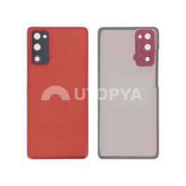 Vitre Arrière Rouge Galaxy S20 FE/S20 FE 5G (G780F/G781B) (Sans logo)