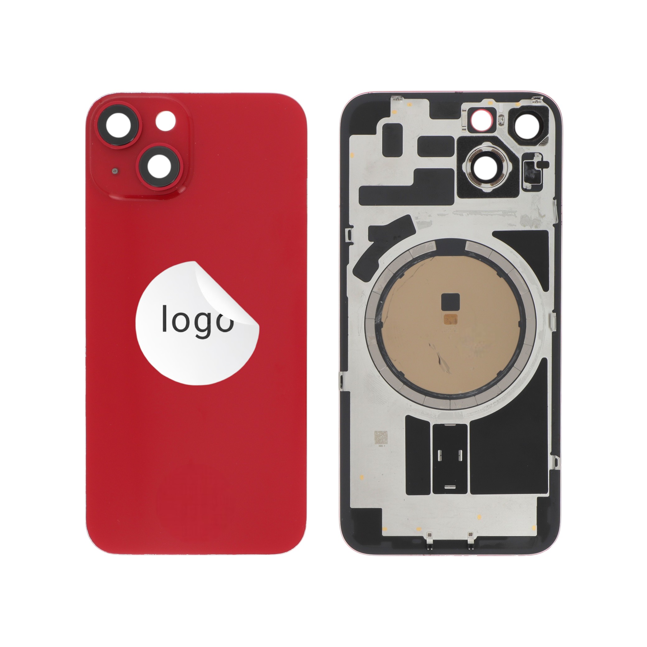 Vitre Arrière Rouge iPhone 14 (Pulled A)