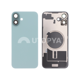 Vitre Arrière Sarcelle iPhone 16 Plus (Avec MagSafe) (Sans Logo)