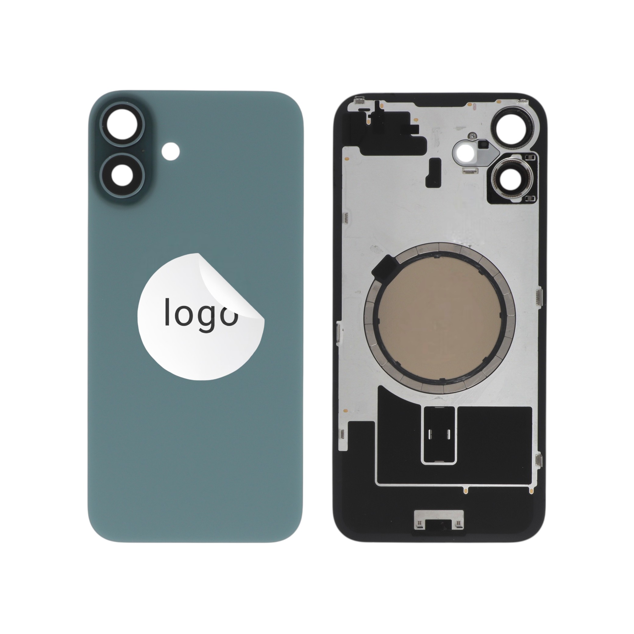 Vitre Arrière Sarcelle iPhone 16 Plus (Pulled C)