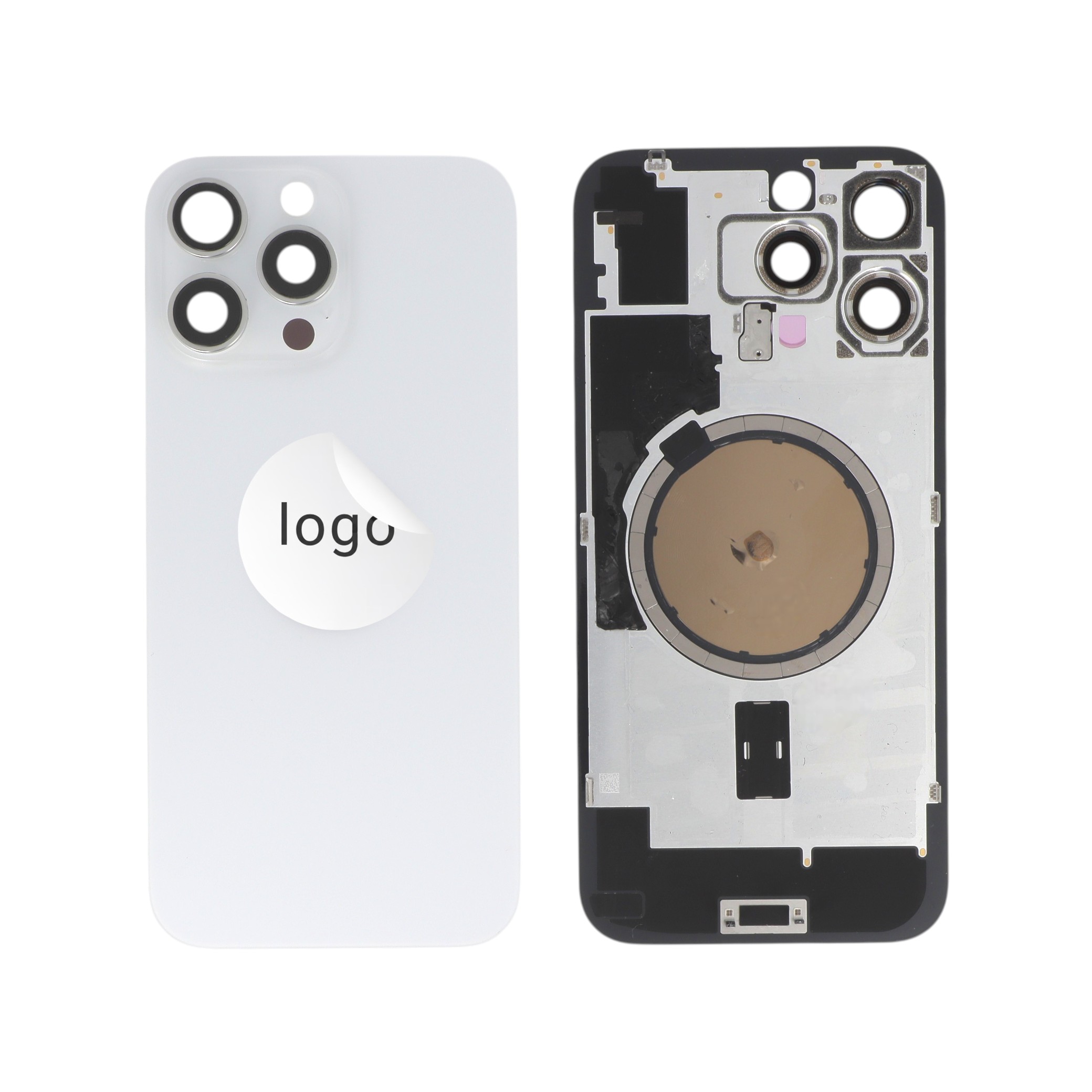 Vitre Arrière Titane Blanc iPhone 16 Pro Max (Pulled B)