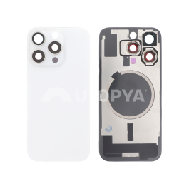 Vitre Arrière Titane Blanche iPhone 16 Pro (Avec MagSafe) (Sans Logo)